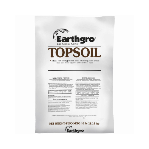 Earthgro 71140180 Top Soil, Granular, 40 lb Bag