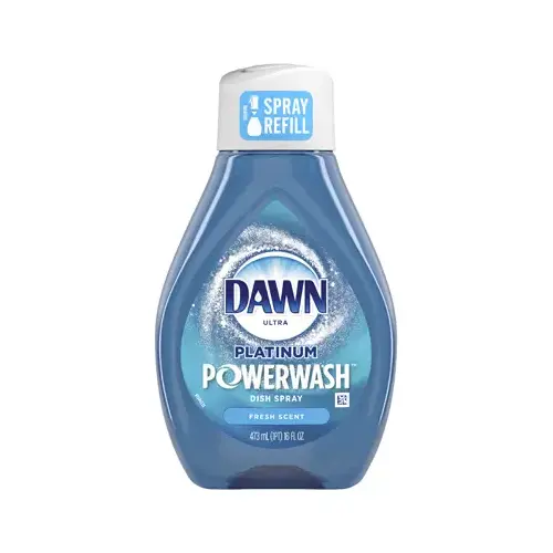 Dawn 52366 Dish Spray Refill Platinum Powerwash Fresh Scent Liquid 16 oz