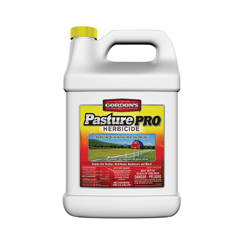 Pasture Pro Brush and Weed Killer, Liquid, Amber, 1 gal - pack of 4