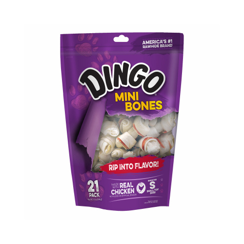 Dingo 95001 Mini Bones Small Adult Chicken