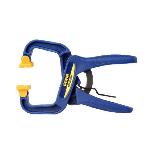 Handi-Clamp, 75 lb Clamping, 1-1/2 in Max Opening Size, 1-1/2 in D Throat, Resin Body