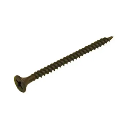 Drywall Screws No. 6 S X 1-1/4" L Phillips Black Phosphate