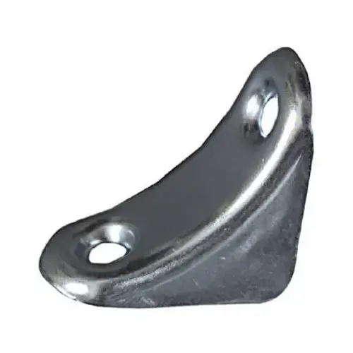 National Hardware N229-112 V120 Series Chair Brace, 1 in L, 3/4 in W, Steel, Zinc - pack of 4