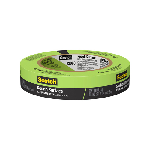 Painter's Tape, 60.1 yd L, 0.94 in W, Green