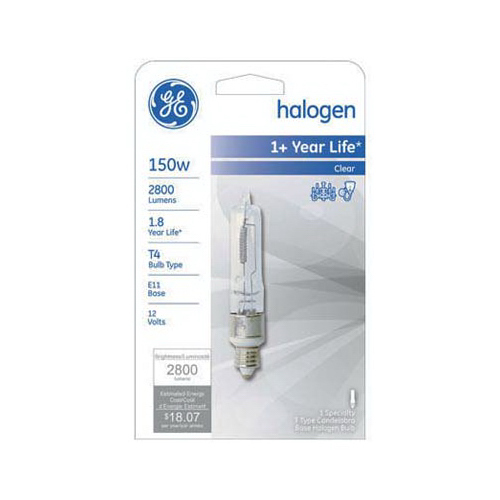 Halogen Bulb 150 W T4 Specialty 2,800 lm White Clear