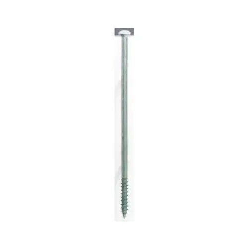 Gutter Screws No. 7 X 7" L Square Round Head 10 lb Galvanized