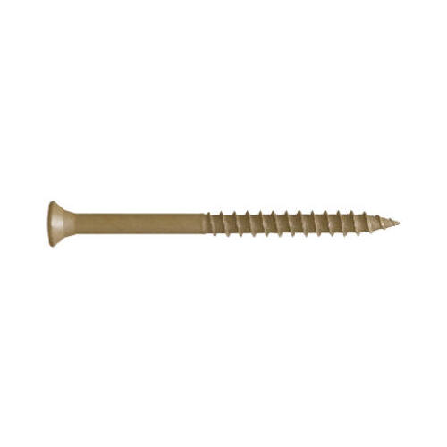 OMG INC FMGD002-350 Deck Screws With Bit, Gold, 2-In  pack of 350