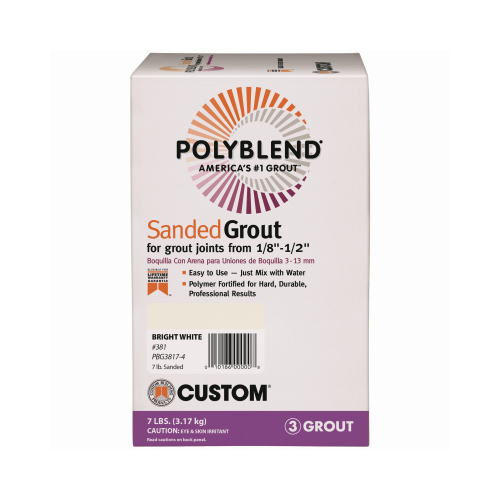 Grout Polyblend Indoor and Outdoor Charcoal 7 lb Charcoal