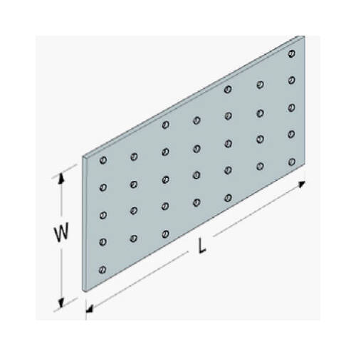 Simpson Strong-Tie TP35 Tie Plate, 5 In L, 3-1/8 In W, 0.035 In Thick ...