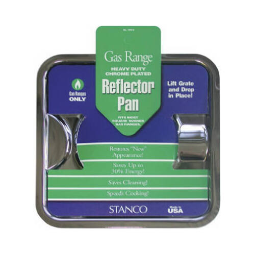 Reflector Pan Steel Chrome - pack of 12