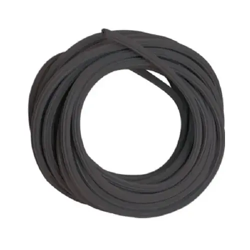 Screen Retainer Spline, 0.165 in D, 25 ft L, Vinyl, Black, Round