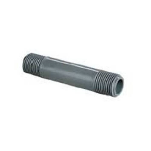 Underground Sprinkler PVC Riser, 1/2 x 12 In. Black