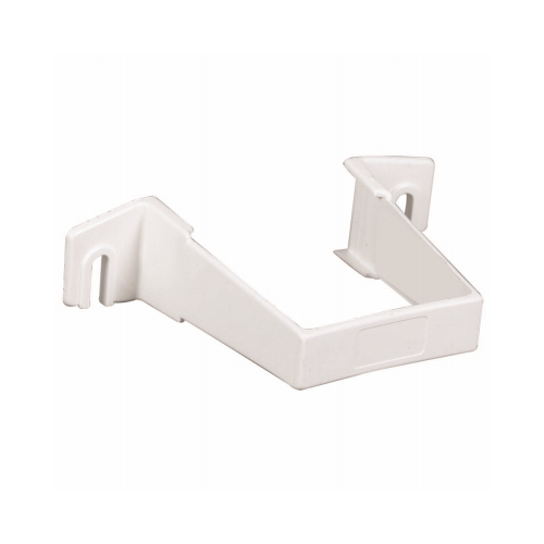 AMERIMAX HOME PRODUCTS T0534 CLIP DOWNSPOUT CONTEMP WHT 2IN