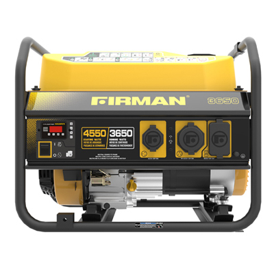 Firman P03607 Generator Performance Series 3650 W 120 V Gasoline Portable Black/Yellow