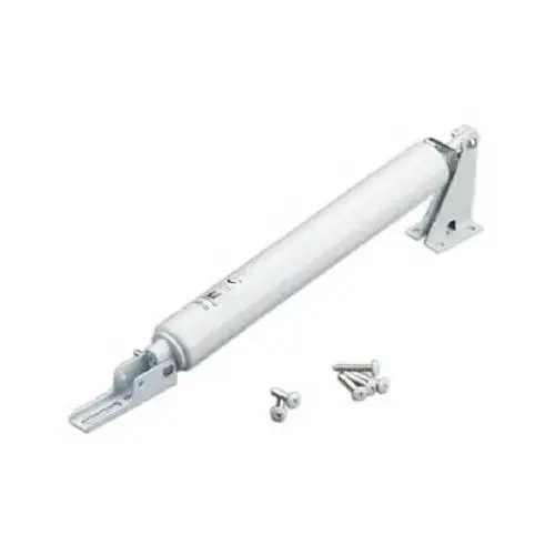 Door Closer White Aluminum Pneumatic White