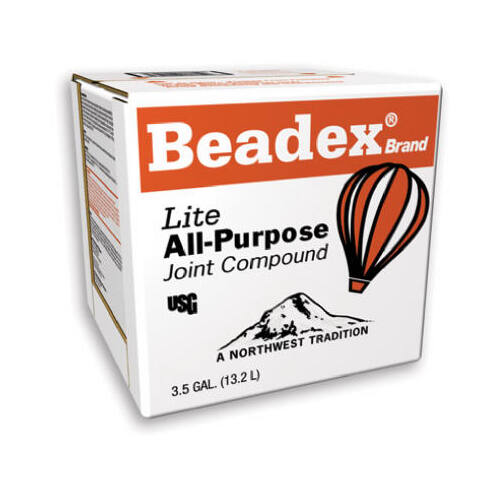 USG 385258 Joint Compound Beadex White All Purpose Lightweight 3.5 gal White