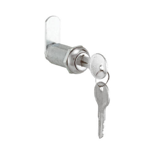 Drawer and Cabinet Lock, Keyed Lock, Stainless Steel, Chrome
