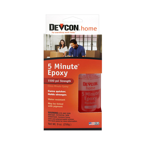 Devcon 20945 Epoxy Adhesive, Amber, Liquid, 4.5 oz Bottle