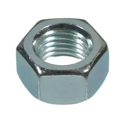 Hex Nut, Coarse Thread, 1-8, Zinc-Plated Steel   pack of 10