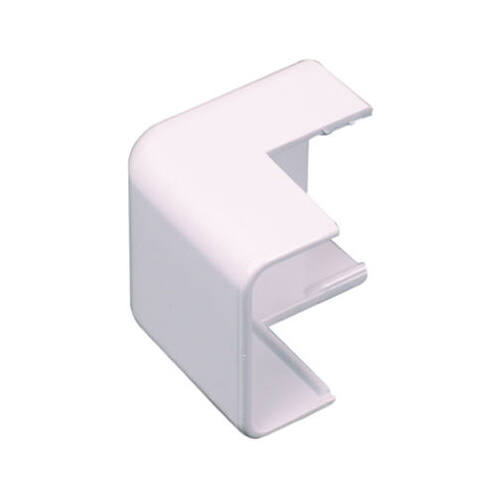 Wiremold C58 Wireway Elbow, Plastic, White