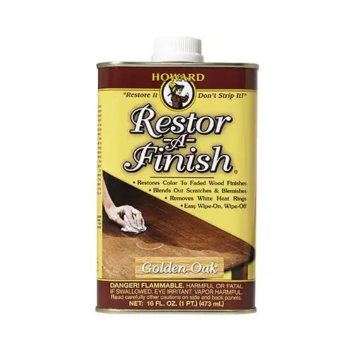 Howard RF3016 Restor-A-Finish 16 Oz. Golden Oak Wood Finish Restorer