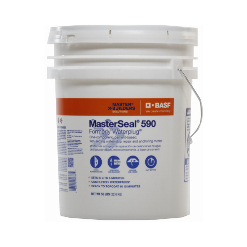 BASF MS5905G Hydraulic Cement MasterSeal 590 50 lb Gray Gray