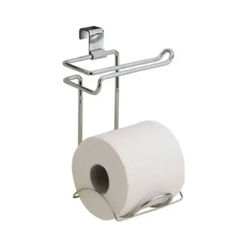 iDesign 69030 Over the Tank Toilet Paper Holder Chrome Silver Chrome