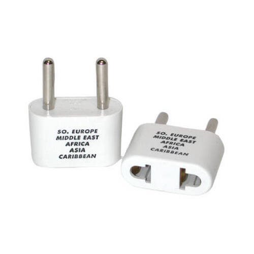 Travel Smart NW1XR Adapter Plug In Type E For Worldwide White