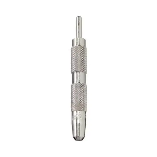 General 806 Jiffy Series Self-Center Punch, 3/8 in Tip, 2-1/2 in L, Steel Silver