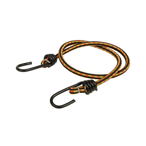 Keeper 06031 Bungee Cord, 30 in L, Rubber, Hook End