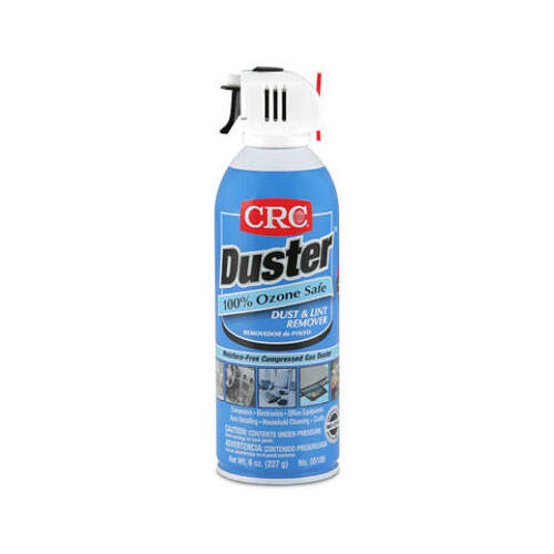 Duster Dust and Lint Remover, Liquefied Gas Aerosol Can, Mild Petroleum, Clear - pack of 12