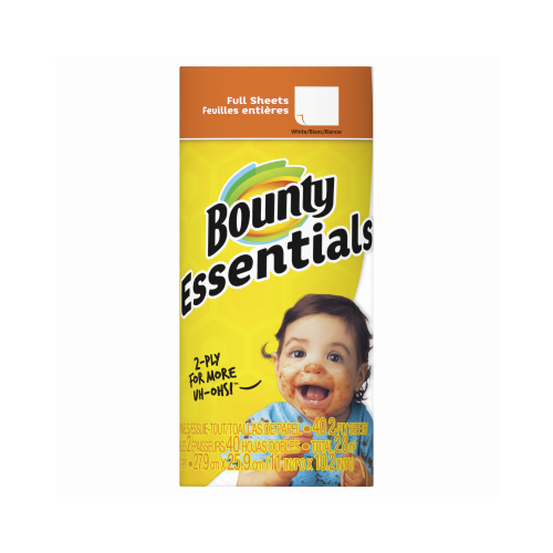 BOUNTY 74657-XCP30 Essentials Paper Towel Roll, 2-Ply - pack of 30