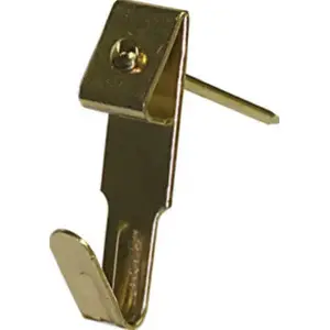 Hillman AnchorWire Brass-Plated Gold Professional Picture Hanger 25 lb 4 pk Hillman AnchorWire Brass-Plated Gold Professional Picture Hanger 25 lb 4 pk