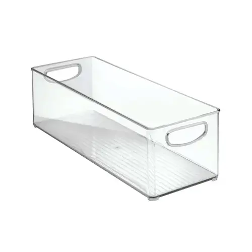 iDesign 70001 Storage Bin 0.28 cu ft Clear 6" H X 5" W X 16" D Stackable Clear