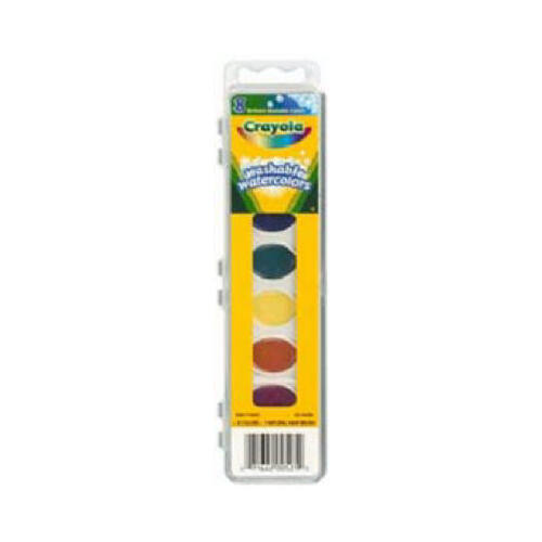 CRAYOLA 53-0525 Watercolor Paints Washable Assorted Assorted