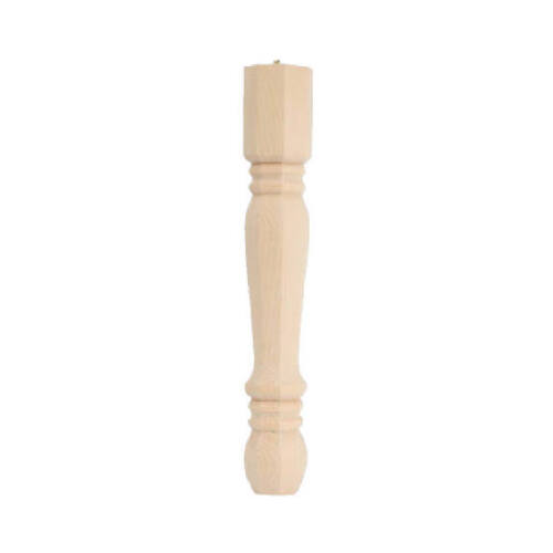 Waddell 2428 Table Leg 28" H Traditional Pine Beige