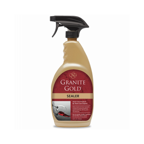 Granite Gold GG0036-XCP6 Sealer, Liquid, Clear, 24 oz, Spray Bottle - pack of 6