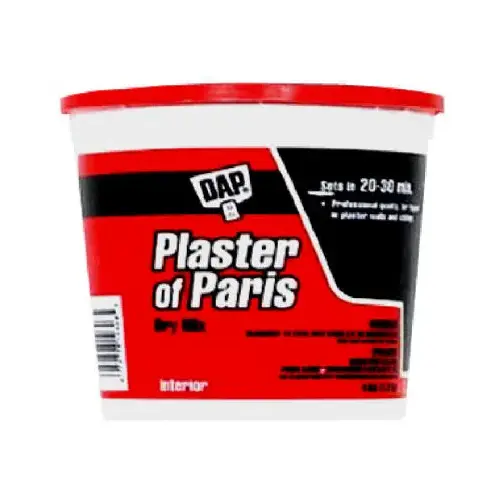 Plaster of Paris Bathtub Trim, 8 lb, White