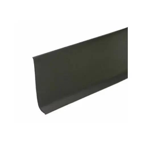 Wall Base 4" H X 1/2" L Black Vinyl Black - pack of 18