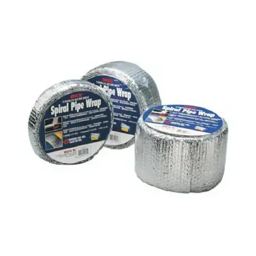 Reflectix SPW0402512 Pipe Wrap 24.5" X 25 ft. L Aluminum Silver