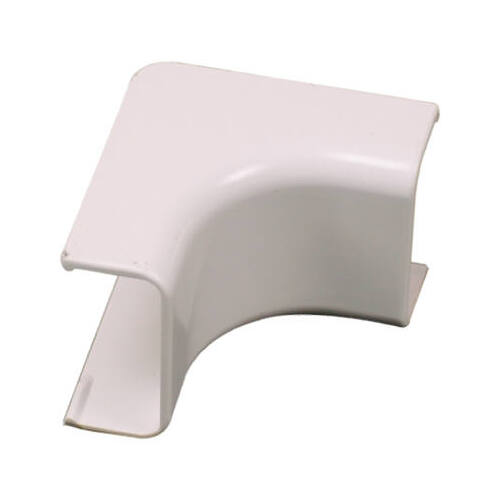 Wireway Elbow, Plastic, White