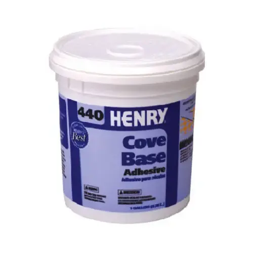 Cove Base Adhesive, Beige, 1 gal Pail