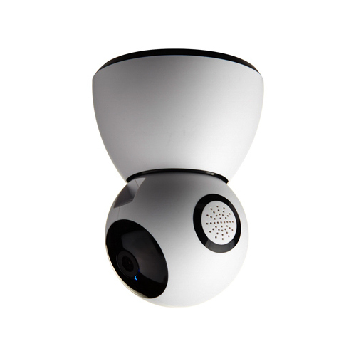 Globe Electric 50188 Wi-Fi Security Video Camera Wi-Fi Smart Home Plug-in Indoor Black/White Black/White