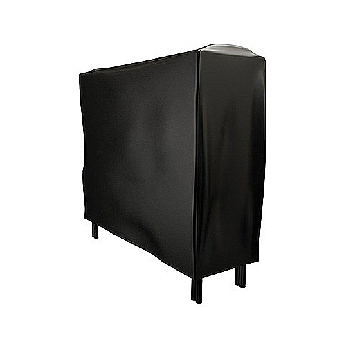 Fireplace Rack Cover, Black Vinyl, 4 Ft. Matte