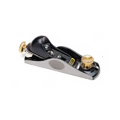 Surform Series Low Angle Block Plane, 1-3/8 in W Blade, Iron Body, Gray