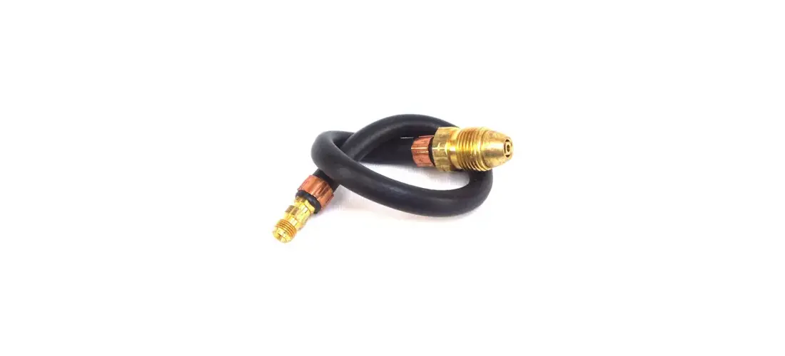 U S Hardware RV-339B Propane Hose, 1/4 in, 15 in L, POL x