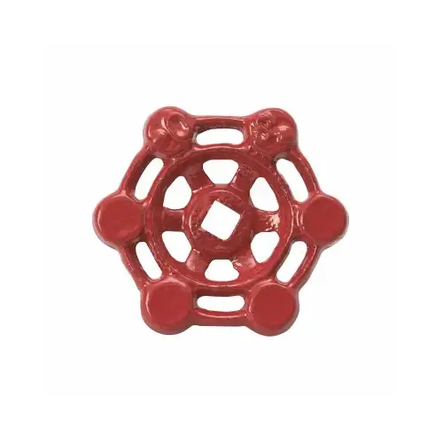 BK Products 888-001HN Wheel Handle ProLine Cast Iron Red