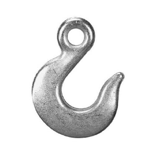 Campbell T9101424 Eye Slip Hook, 1/4 in, 1300 lb Working Load, 43 Grade, Steel, Zinc