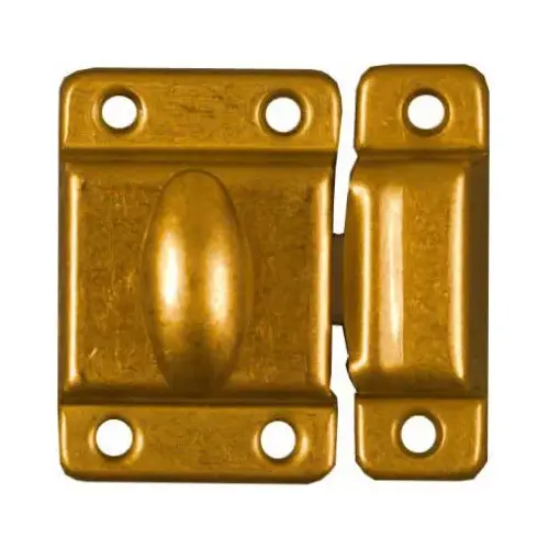 V699 Series Cupboard Turn, 1-1/4 in L, 1-3/4 in W, Steel, Brass