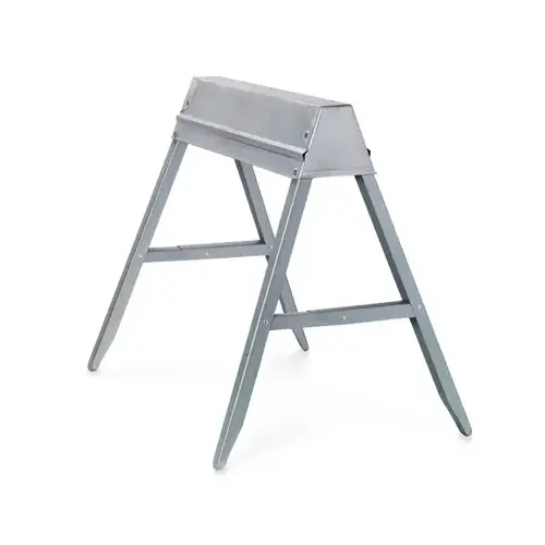 Fulton TS-11 Folding Sawhorse, 1000 lb, 32-1/2 in W, 29-1/4 in H, Steel Gray